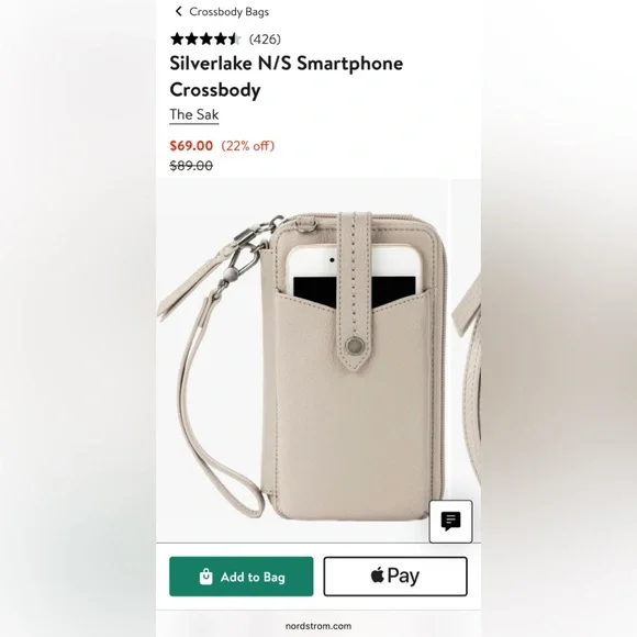 The Sak Silverlake Leather Smartphone Crossbody Bag - Picture 4 of 11